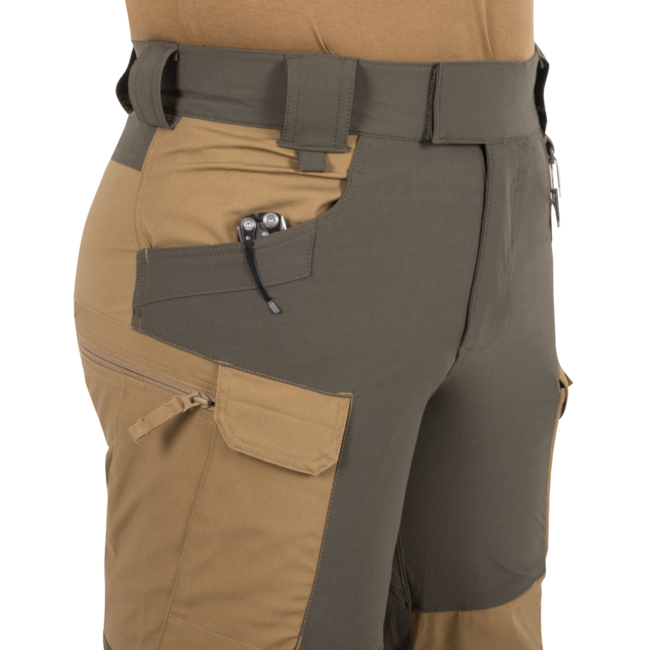 Helikon-Tex Hybrid Outback hlače DuraCanvas, coyote/crne