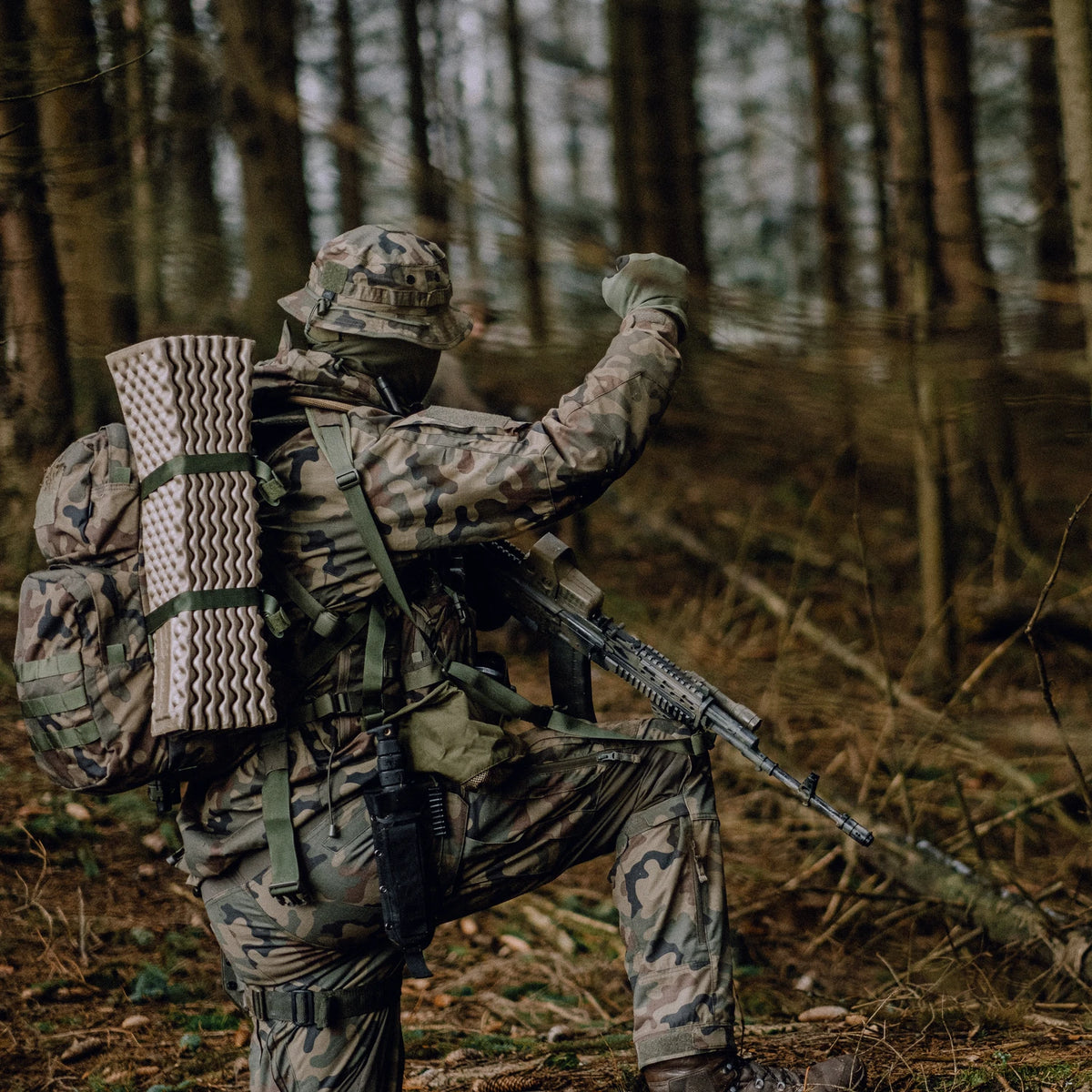 Helikon-Tex MBDU nohavice NyCo Ripstop, Olive Green – v použití 2