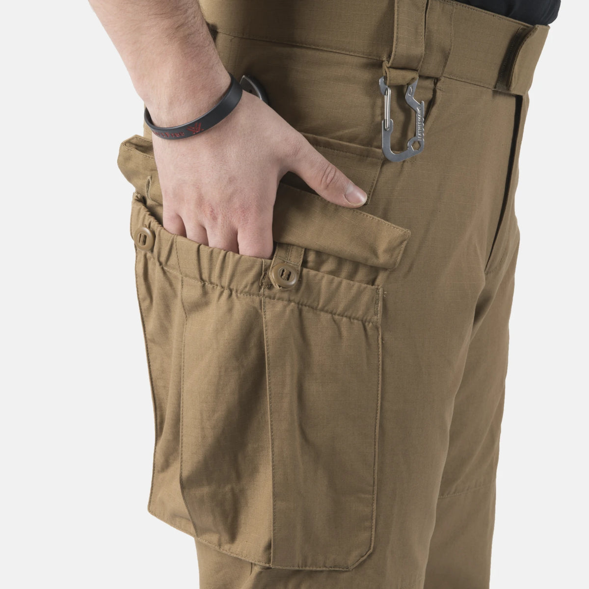 Helikon-Tex MBDU nohavice NyCo Ripstop, Mud Brown – detail 3