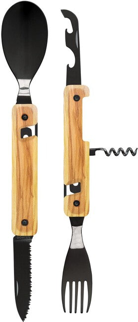 Akinod A02B00001 multifunkcionalni set 13h25, black mirror finish, olive wood