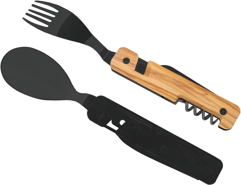 Akinod A02B00001 multifunkcionalni set 13h25, black mirror finish, olive wood