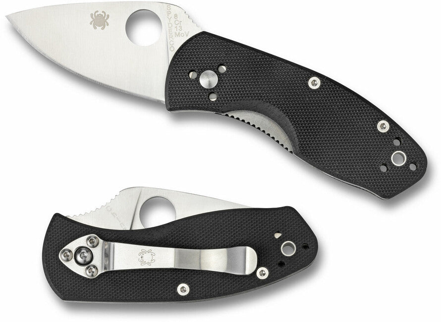 Spyderco Ambitious džepni nož 5,7cm, crni, G10