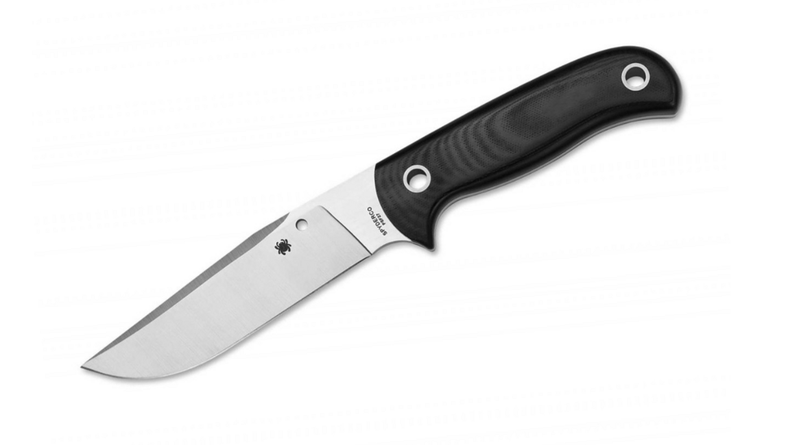 Spyderco Bradley Bowie fiksni nož 13 cm, crni, G10, futrola