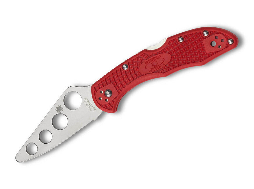 Spyderco Delica 4 Lightweight Trainer trening nož, crveni