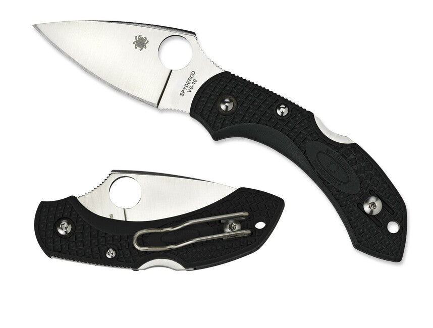 Spyderco Dragonfly 2 Lightweight džepni nož FRN, crni, 5,7 cm