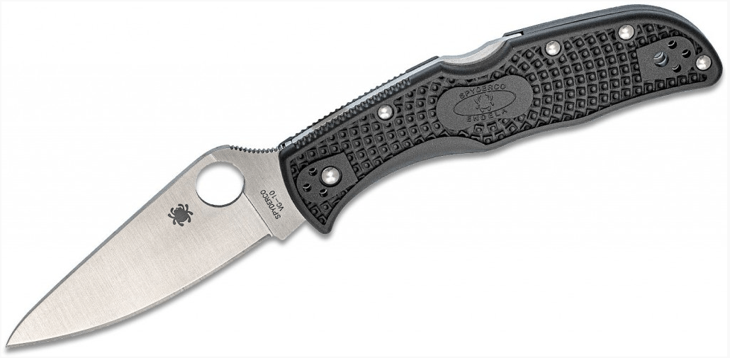 Spyderco Endela Lightweight džepni nož 7cm, crni FRN