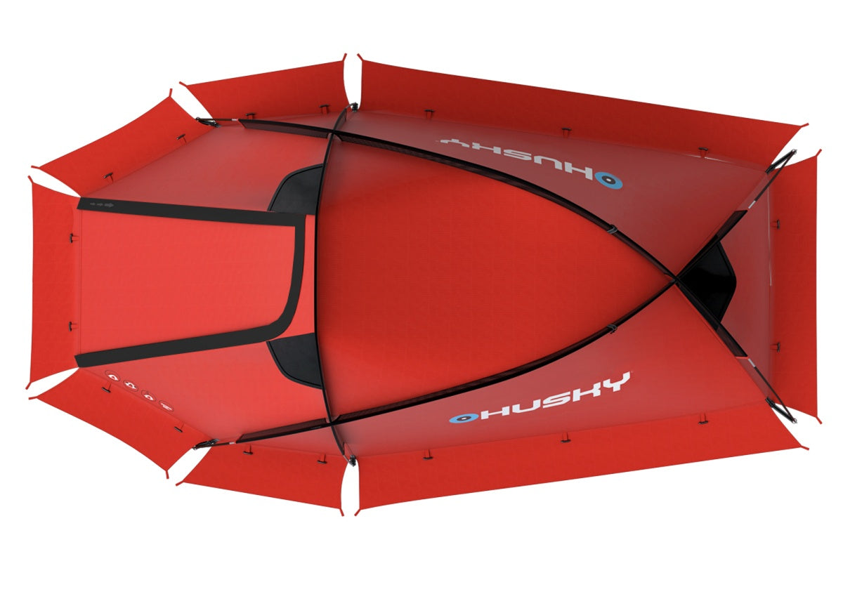 HUSKY Šator Extreme Flame 2, crveni