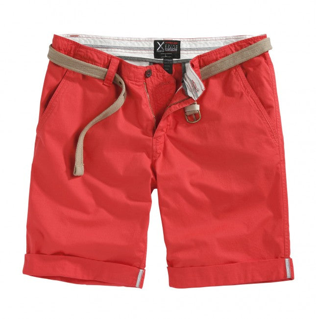Surplus Chino kratke hlače, crvene