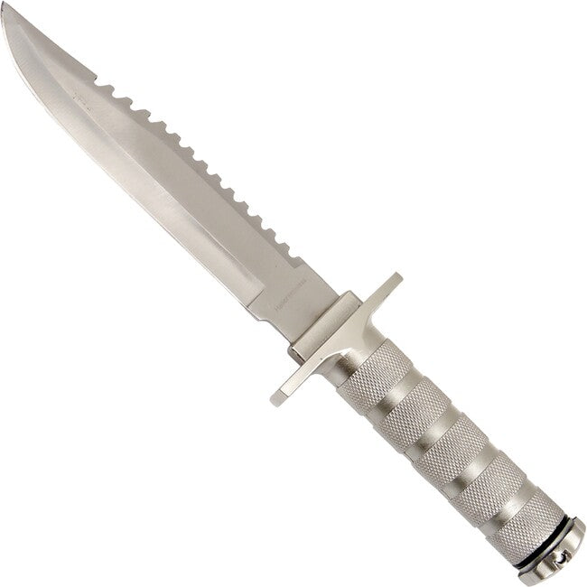 Haller Survival nož s fiksnom oštricom, srebrn
