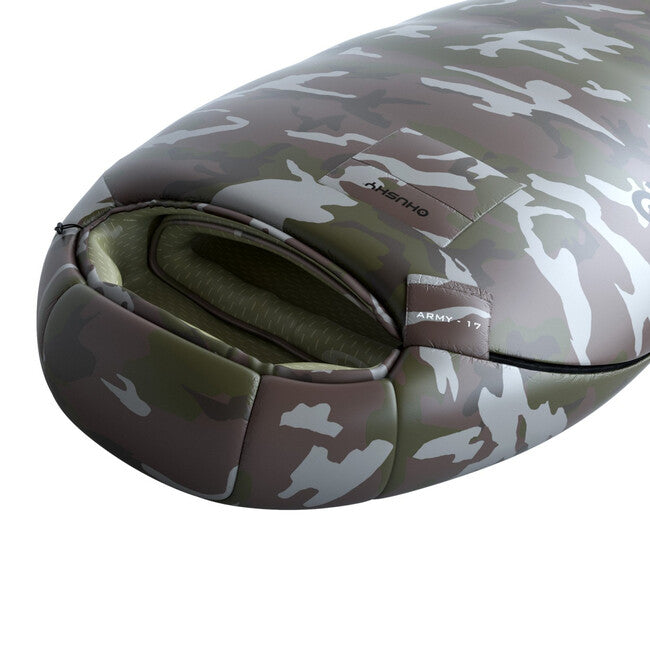 HUSKY Army sintetička zimska vreća za spavanje -17°C, green