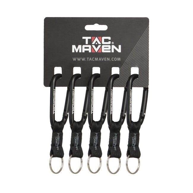 Tac Maven privjesak na karabiner 8mm, crni