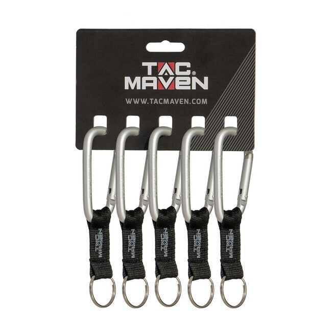 Tac Maven privjesak na karabiner 8mm, srebrni