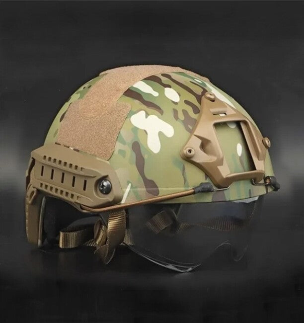 DRAGOWA Tactical Fast MH taktička kaciga s naočalama Charger, CP (bez certifikacije)