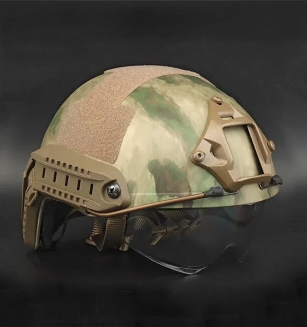 DRAGOWA Tactical Fast MH taktička kaciga s naočalama Charger, FG (bez certifikacije)