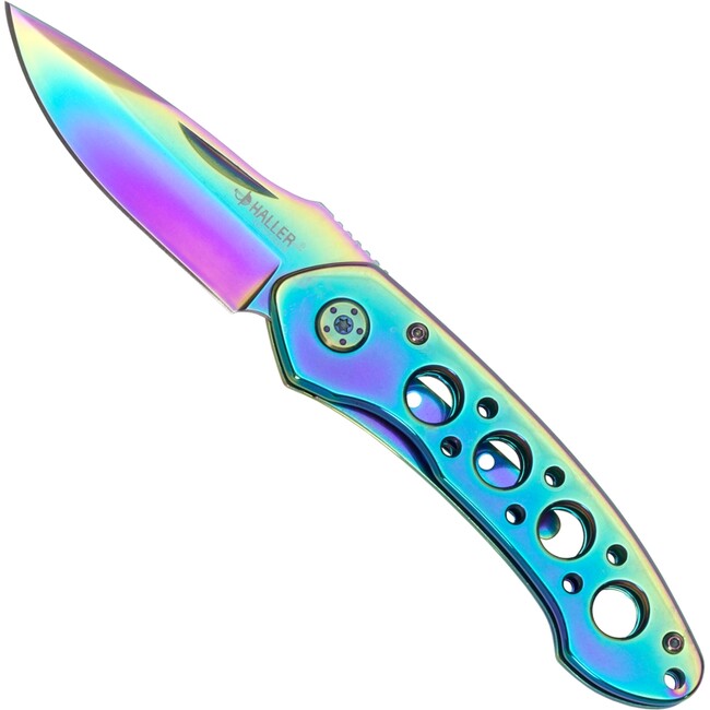 Haller Taschenme džepni nož Rainbow coating