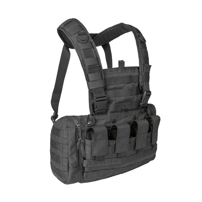 Tasmanian Tiger RIG MkII chest rig s bočnim džepovima, crni