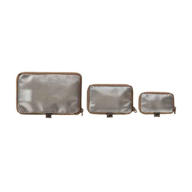 Tasmanian Tiger Mesh Pouch Set VL set vrećica, Coyote Brown