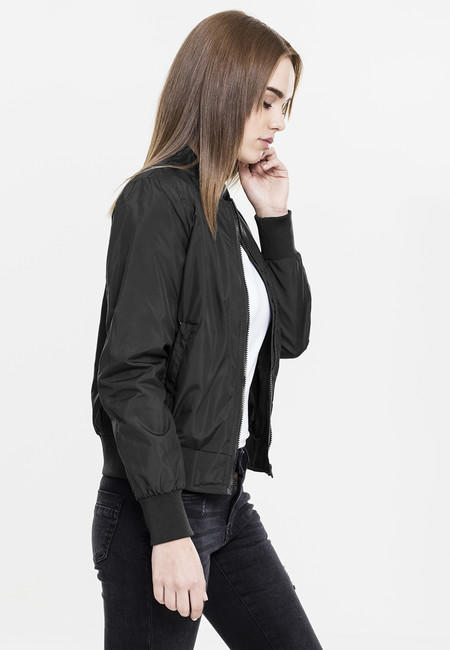Urban Classics ženska light bomber jakna, crna
