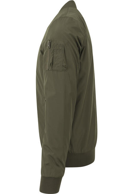 Urban Classics Light Bomber jakna, maslinasto zelena