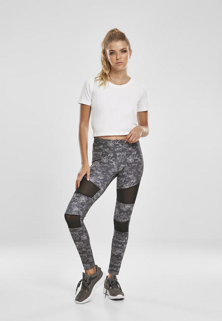 Urban Classics Tech Mesh ženske tajice, Dark digital camo