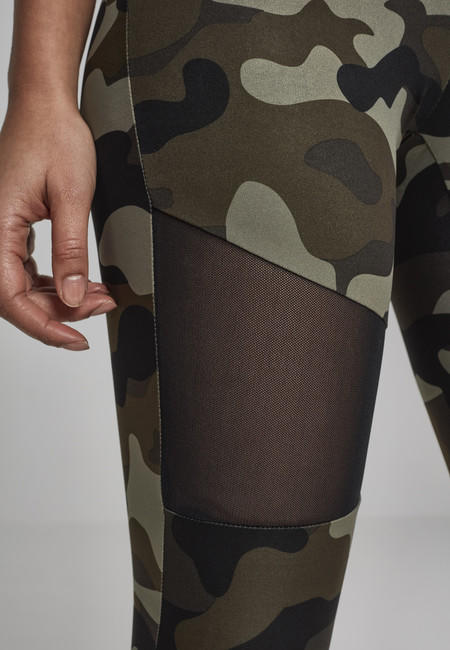 Urban Classics Tech Mesh ženske tajice, Woodcamo