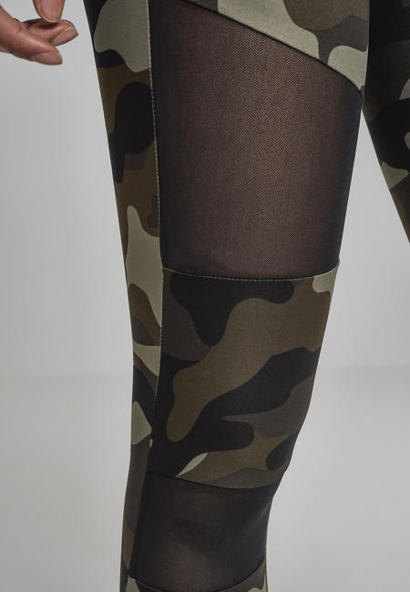 Urban Classics Tech Mesh ženske tajice, Woodcamo