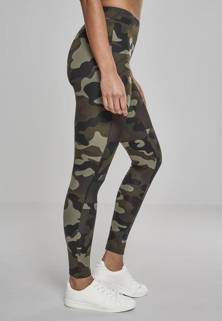Urban Classics Tech Mesh ženske tajice, Woodcamo