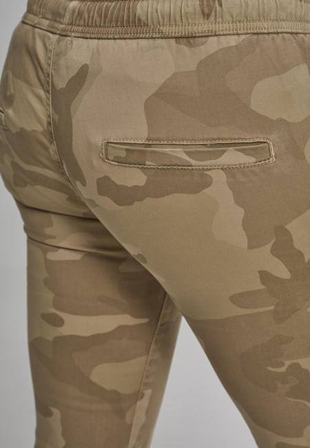 Urban Classics ženske jogging hlače, Sand camo