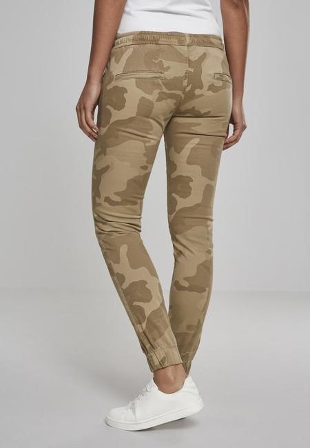 Urban Classics ženske jogging hlače, Sand camo