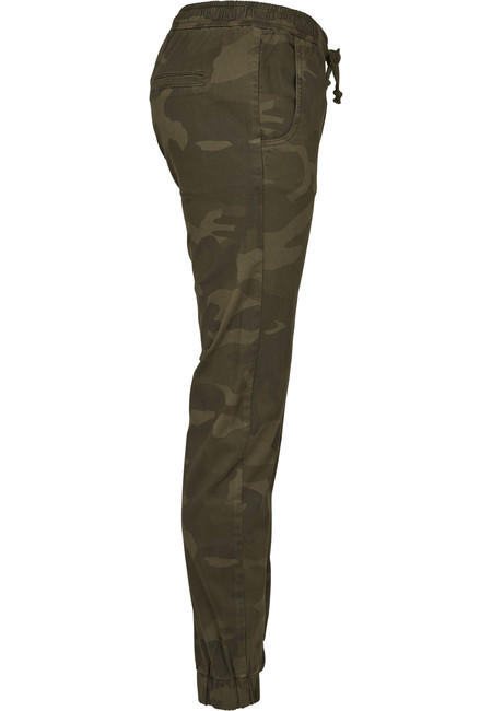 Urban Classics ženske jogging hlače, Olive camo
