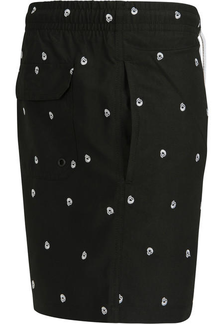 Urban Classics muške skull kupaće hlače, crne