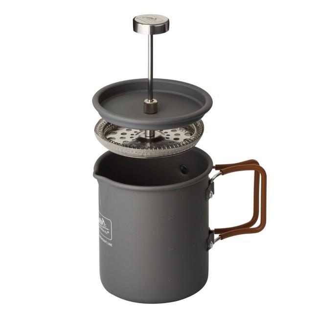 Helikon-Tex Camp šalica za kavu French Press sa sitom, siva