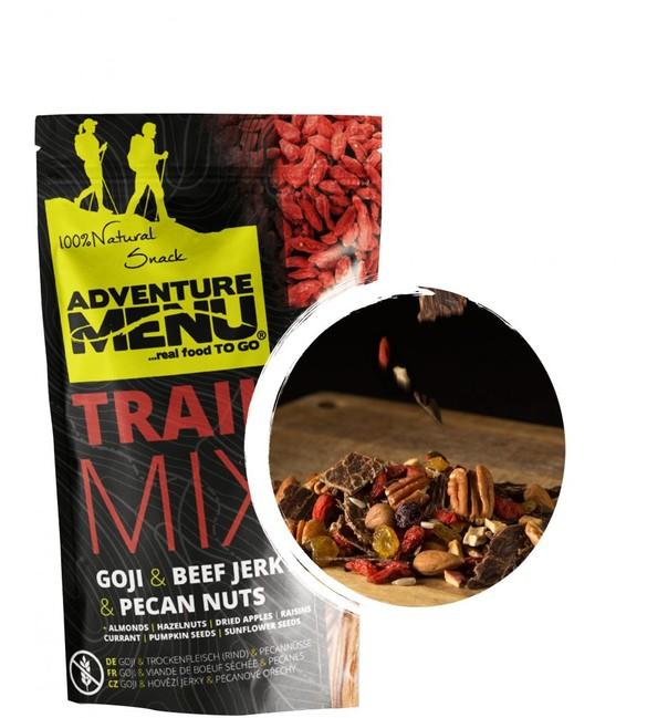 Adventure Menu Trail Mix Cranberry Turkey jerky Walnuts 100g 100 g g/m², Wallnuts
