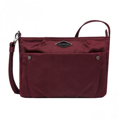 Travelon Parkview Small torba preko ramena protiv krađe Crossbody, smeđa