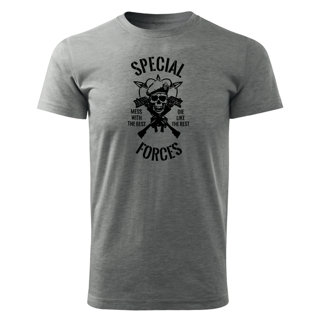 DRAGOWA Special Forces kratka majica 160g/m2, siva