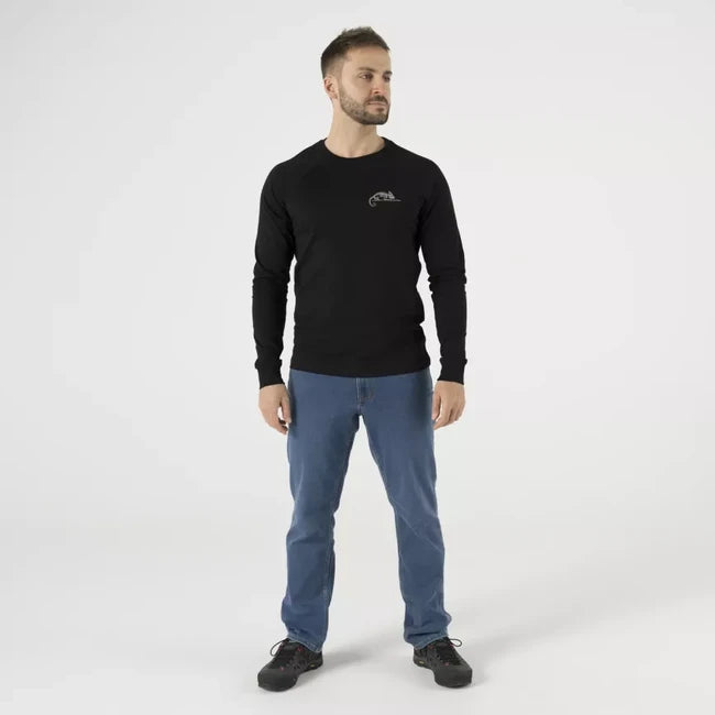 Helikon-Tex majica s dugim rukavom s logom, crna
