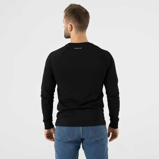 Helikon-Tex majica s dugim rukavom s logom, crna