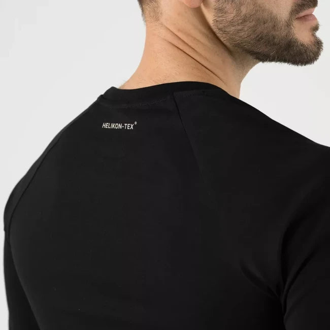 Helikon-Tex majica s dugim rukavom s logom, crna