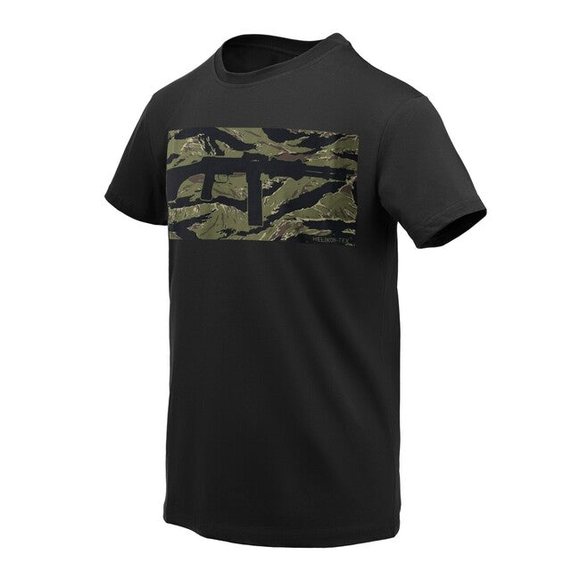 Helikon-Tex RPD kratka pamučna majica, Black/Tiger Stripe