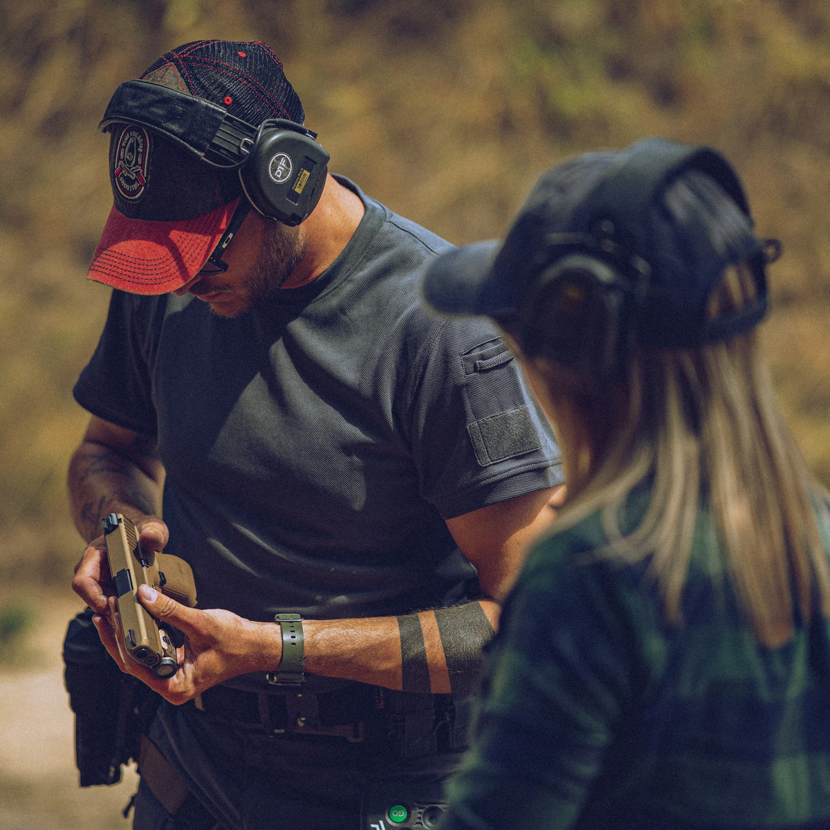 Helikon-Tex TopCool Lite tričko krátke tactical taktické, Shadow Grey – v použití 1