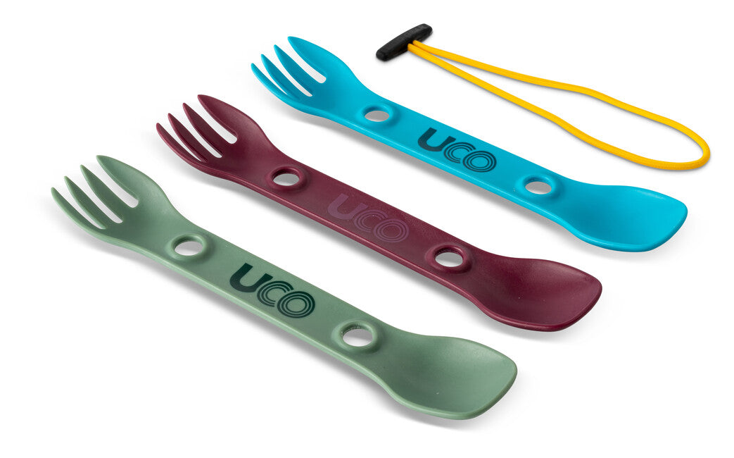 UCO Mini Spork set pribora 3 kom, zeleni, ljubičasti, plavi