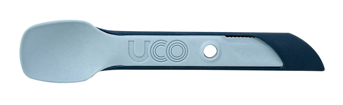 UCO Switch proširivi najlonski set pribora Spork s petljom za pričvršćivanje i držačem za vilicu, stoneblue