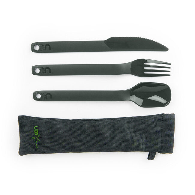 UCO Switch spork set pribora, sivi, 3 komada