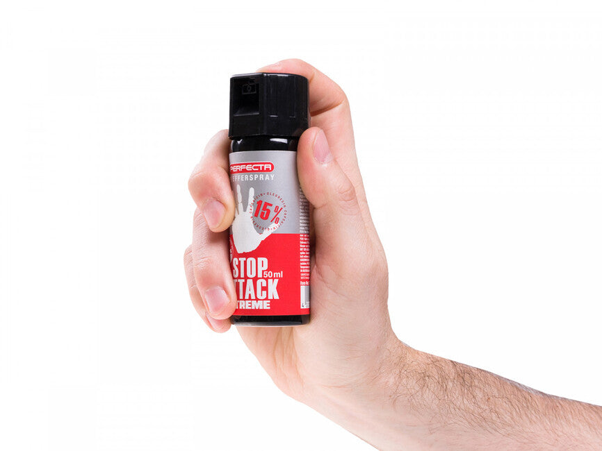 Umarex Perfecta Pepper Stop Attack Xtreme obrambeni sprej (15%OC), 50ml, ravni mlaz