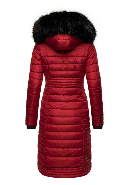 Navahoo UMAY ženski prošiveni kaput, Dark red