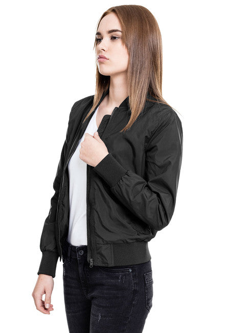 Urban Classics ženska light bomber jakna, crna