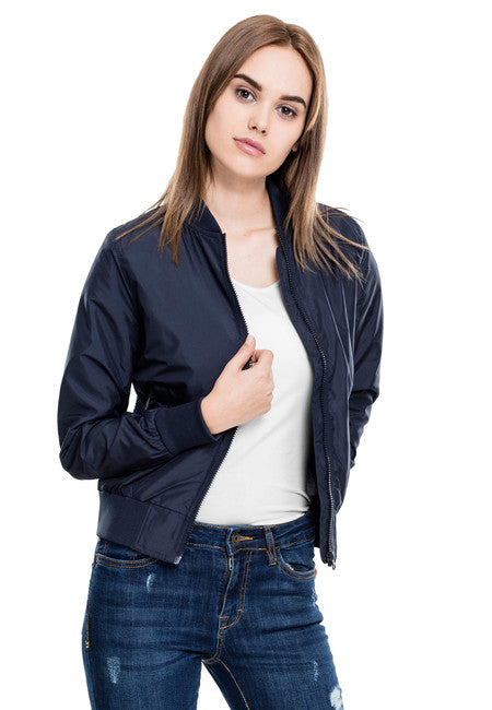 Urban Classics ženska light bomber jakna, Navy blue