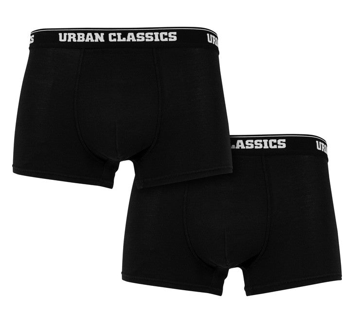 Urban Classics muške bokserice 2-PACK, crne