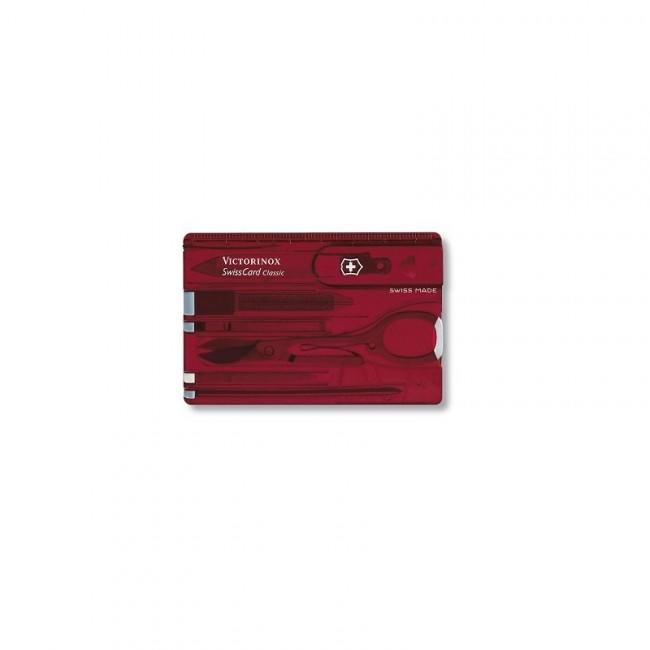 Victorinox SwissCard multifunkcionalna kartica 10u1, crvena