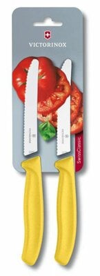 Victorinox Swiss Classic 2-dijelni set noževa za rajčicu, žuti